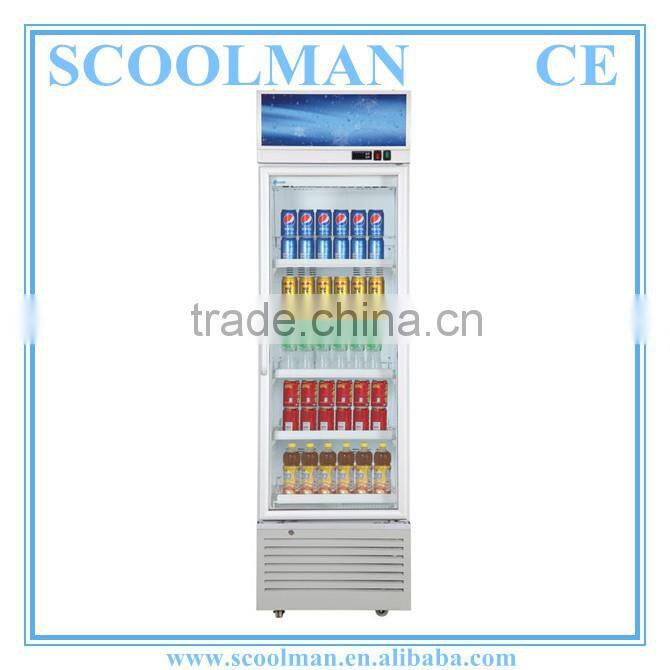 Single Glass Door Display Beer Fridge