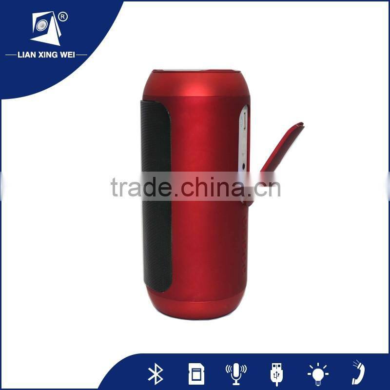 2016 lastest model hot sale waterproof cylinder portable speaker bluetooth speaker