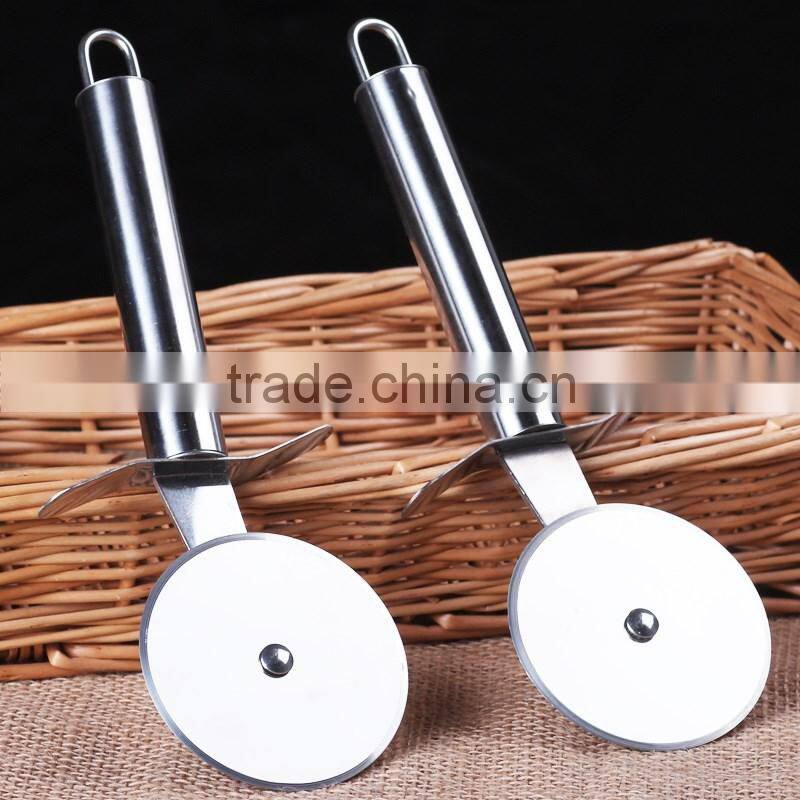 High quality useful stainless steel pizza knife cheese knife kitchenware