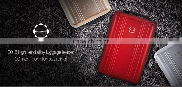 New design hard plastic black aluminum cosmetic case