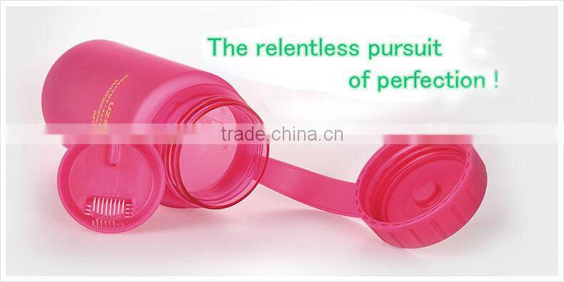 500ML Bpa free bottle logo forsted plastic water bottle