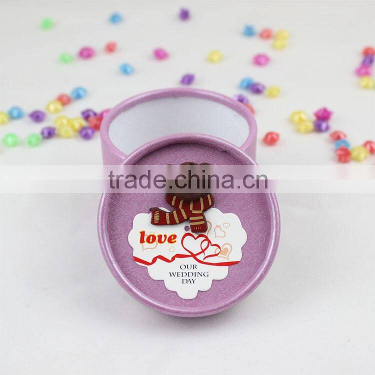 Lovely rounded cartoon candy box for packing candy ,chocolate