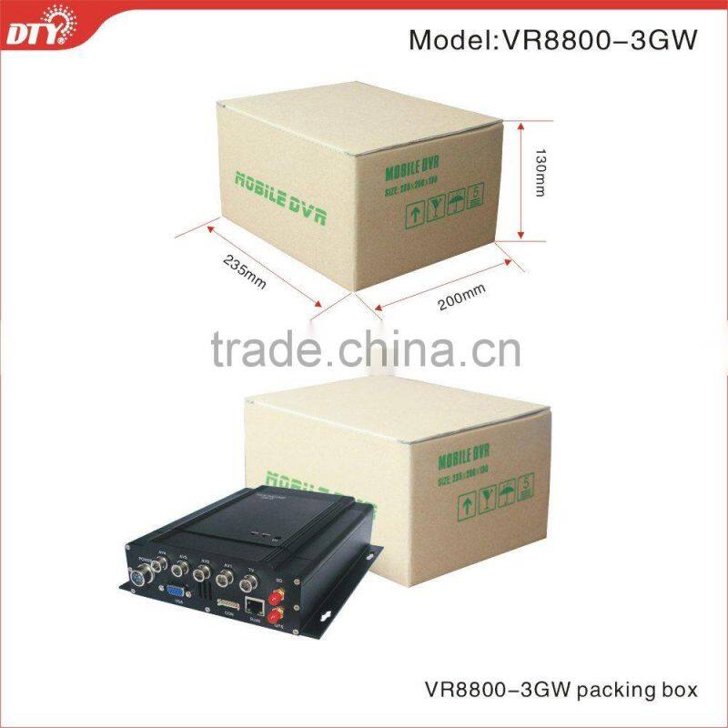 4 ch h.264 mobile dvr with LCD, GPS, 3G, and Wi-Fi option
