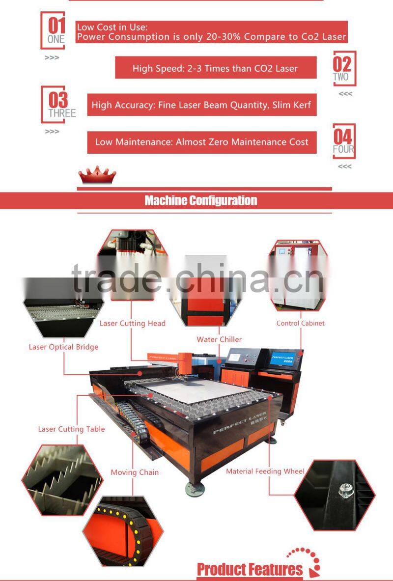 Perfect Laser 500W PE-M500-2513 YAG Metal Laser Cutting Machine