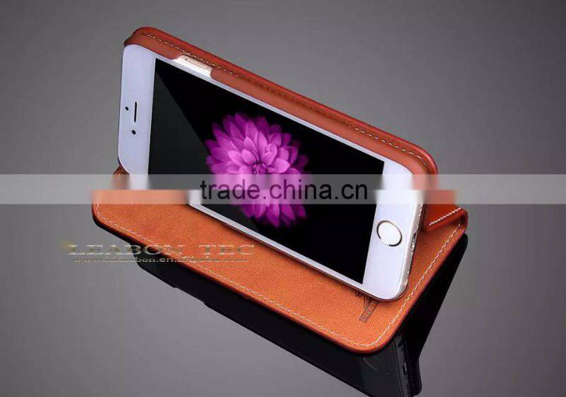 2016 New arrival mobile phone case for iphone 6,for iphone 6 case leather, for iphone 6 cover genuine leather
