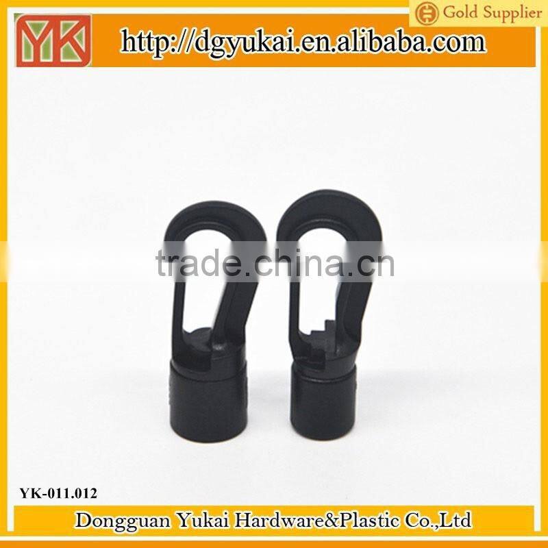 Yukai Fashion style plastic cord hook with 8mm cord end