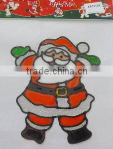 New Arts and Crafts , lying santa and star door sticker