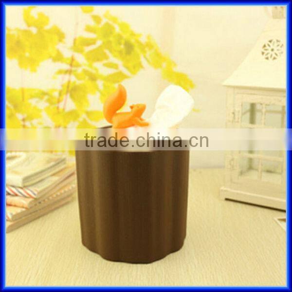 Squirrel stump tissue pumping tissue box/ Decorate Car Squirrel Tissue Box