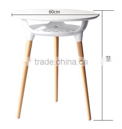 santang new wholesale indoor high-glossy K/D plastic dining table 1545a