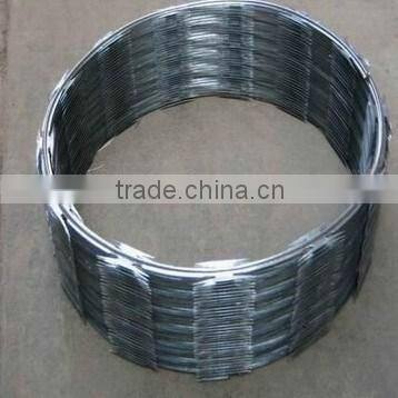 razor barbed wire /razor wire CBT-65/razor wire fence/concertina razor fence factory