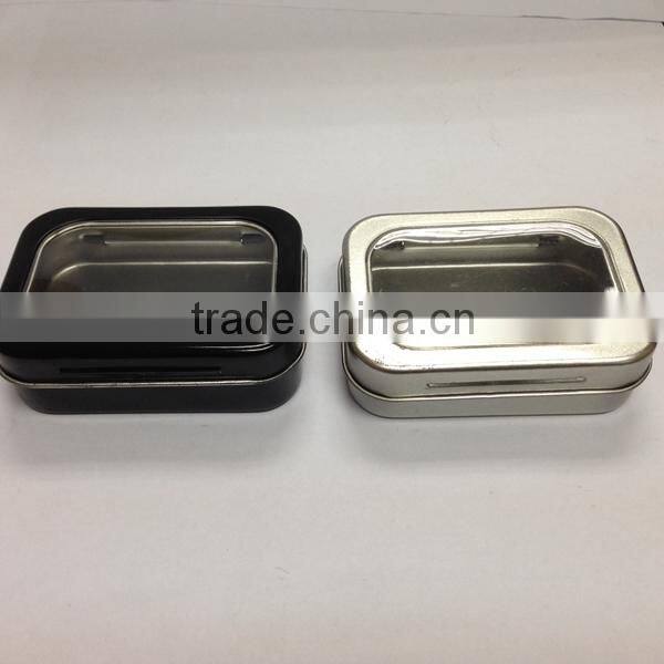 PVC window Package Metal Box, tin box manufacturer