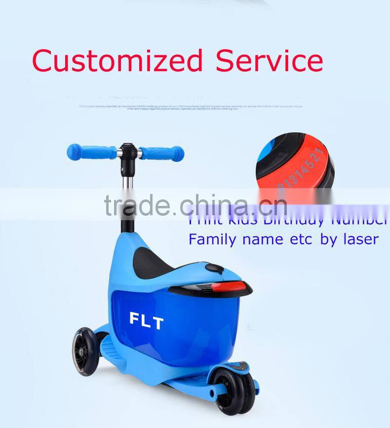 High quality multifunctional wholesale kids scooter with storage