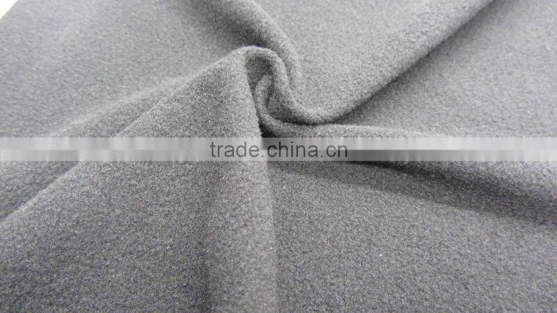 brushed polyester spandex thick T100D milk fiber Elastic Fleece Fabric