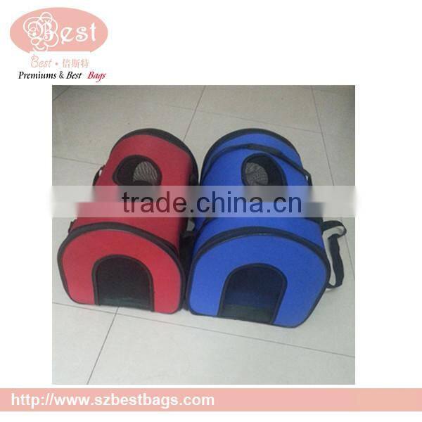 41*25*27cm Hot sale portable dog carrier fashion cut dog grooming bag with backpack