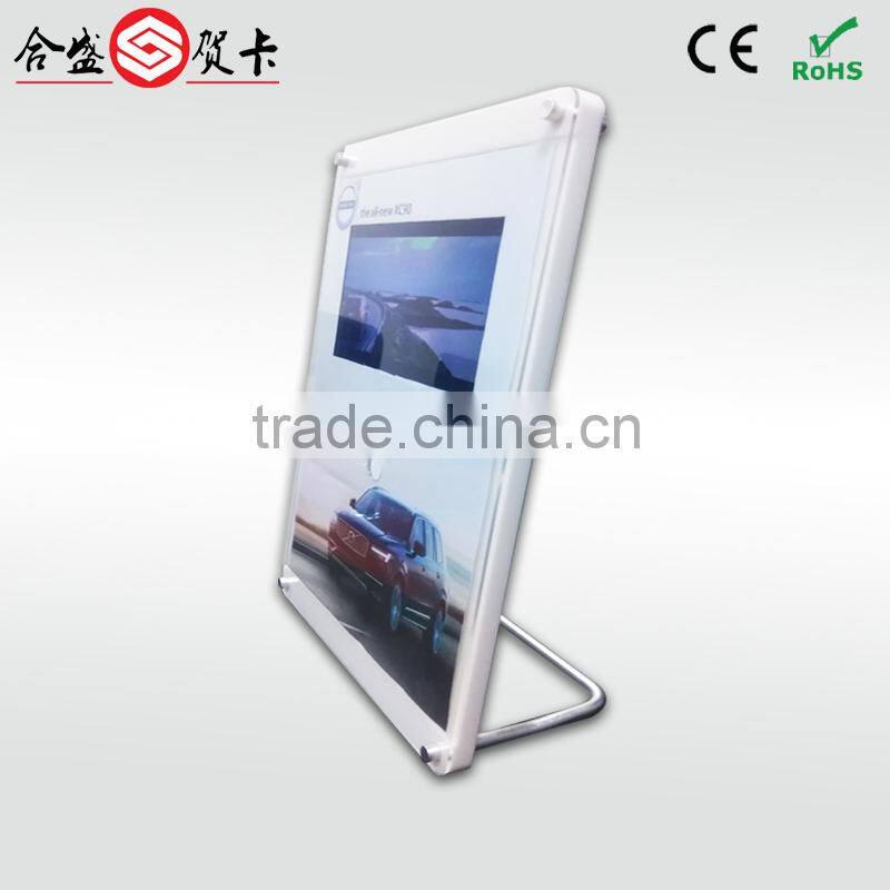 high-end and creative 7"lcd brochure display stand ,acrylic lcd video diplay,stand acrylic lcd display