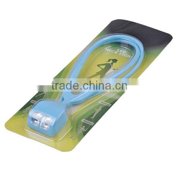 Super Bright silicon flexible led running warning light waterproof led neck light for jogging in dark