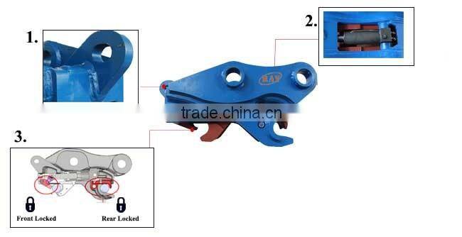 Hydraulic faster multi coupler for quick connection