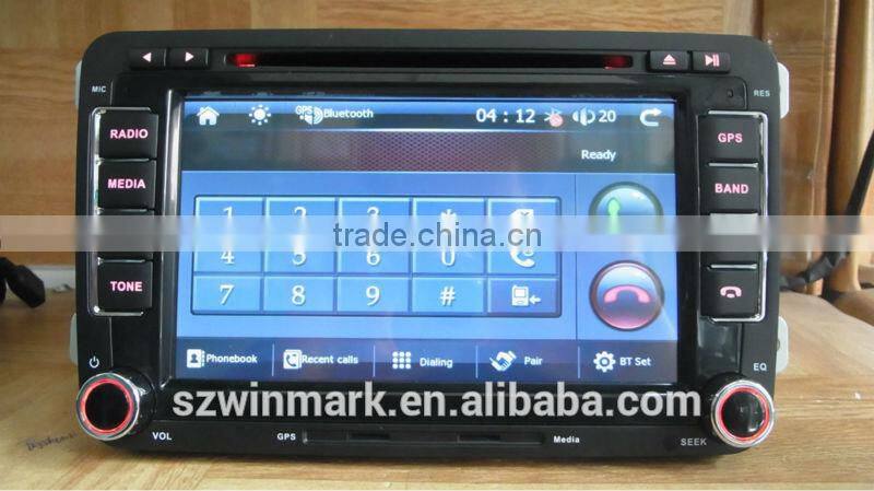 special car GPS For VW Passat with 7'' Digital panel DH7048