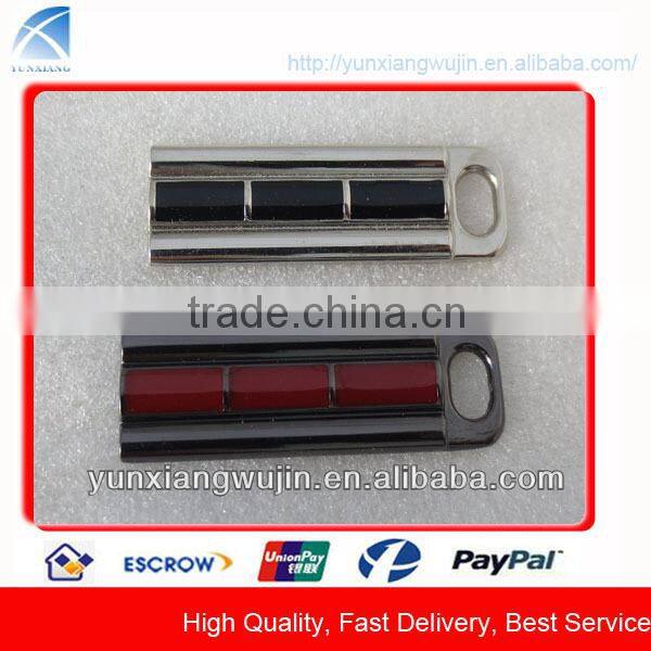 CD7301 Fancy Design Paint Metal Puller Zipper for Garments