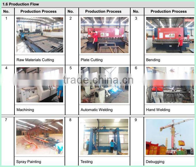 China Factory Construction Machinery QTZ63 Tower Crane