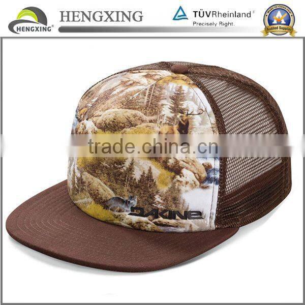 Custom embroidery patch trucker cap mesh cap