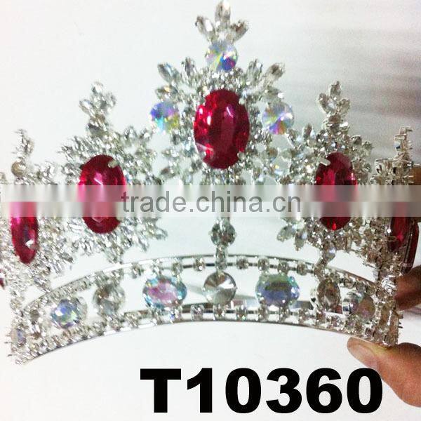 wholesale large diamond crystal pageant crowns and tiaras