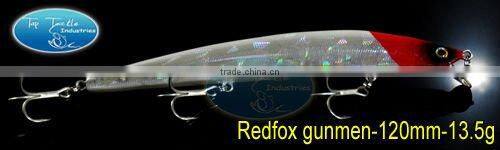 fishing lure Redfox Gunmen 120mm 13.5g minnow