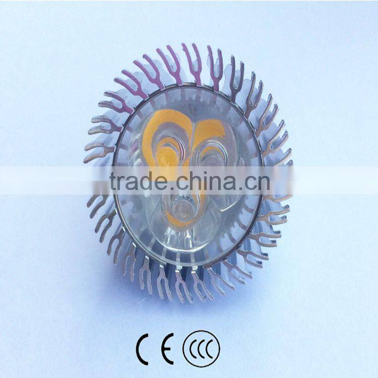 High quality LED spotlight Bridgelux 3w long lifespan lamp