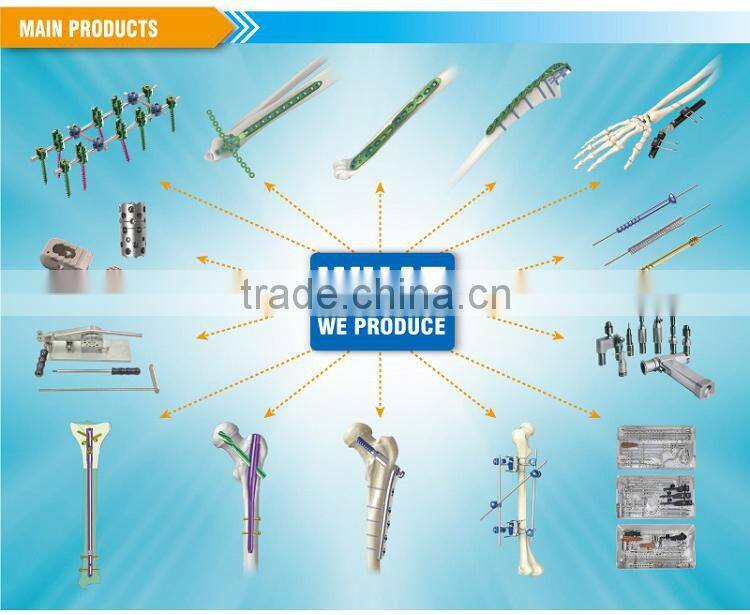 Customized bone implant medical instrument supplies medical surgical bone plates,surgical lock plates trauma,2.5 bone plate