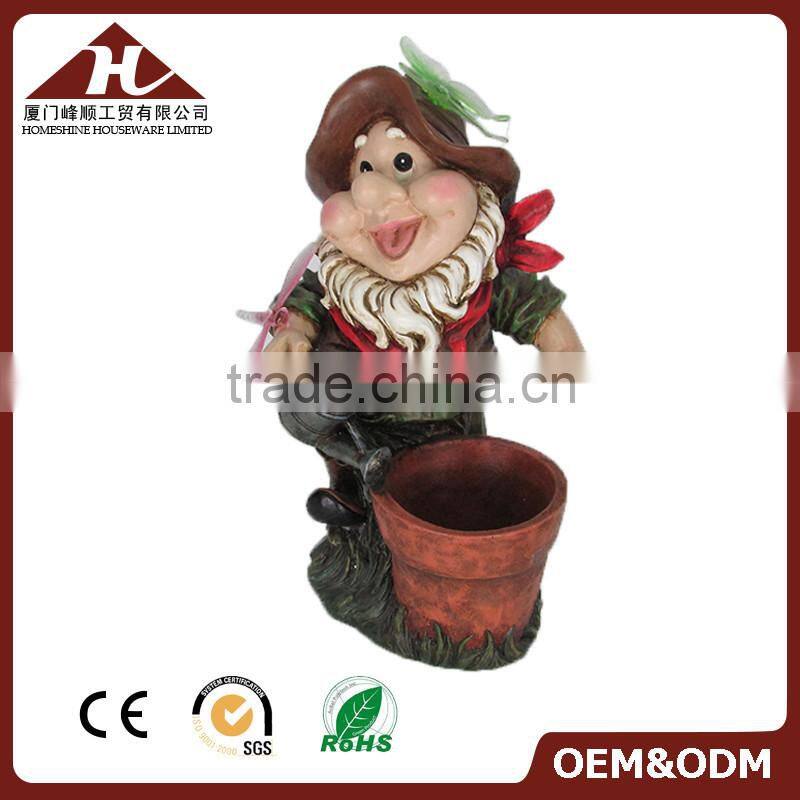 resin craft led table lamp in the shape of deer