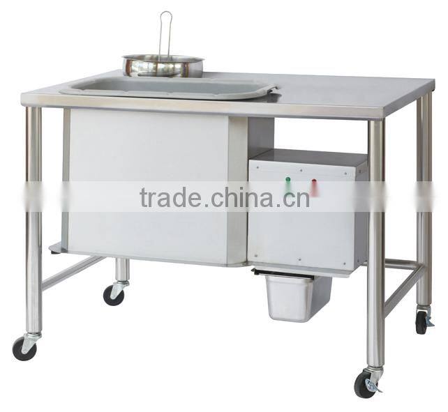 Fast food kitchen equipment commercial electric wrapping powder table