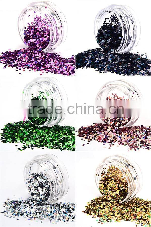 Laser nail art glitter/nail art decoration