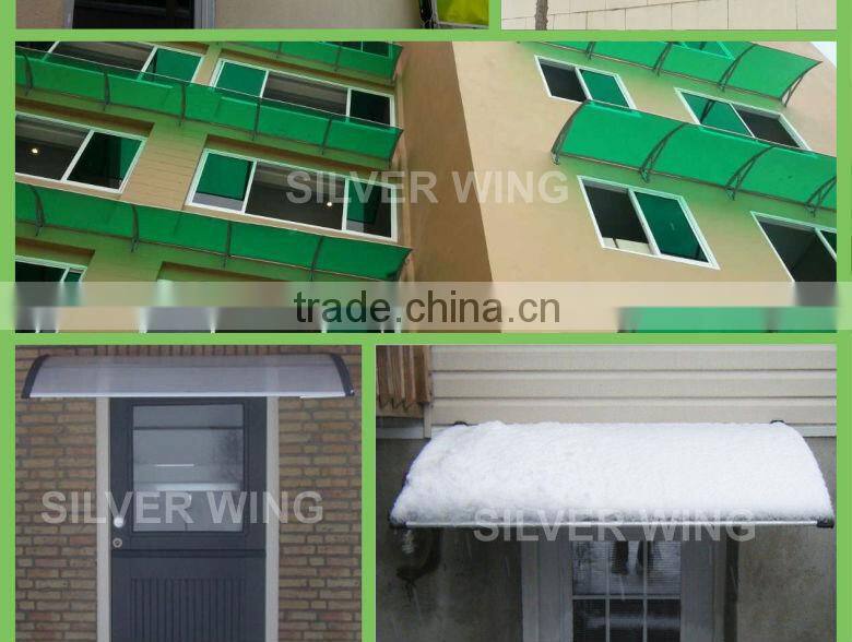 Economic Durable Door polycarbonate balcony awnings