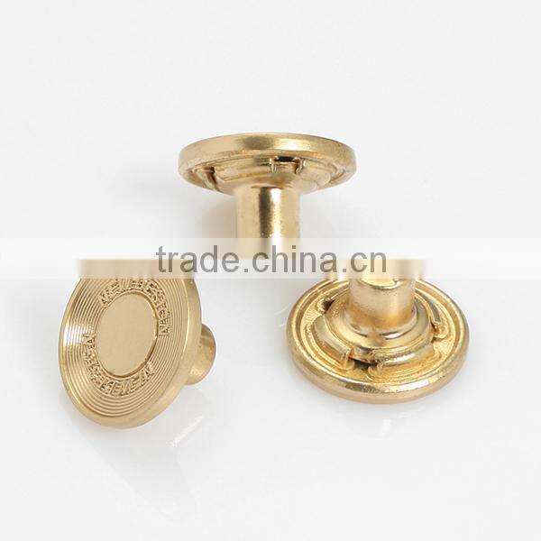 China button factory bulk buttons gold jacket metal buttons