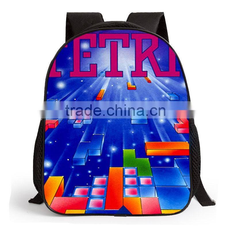 2016 Back To School Season Lego Series China Supplier Backpack Polyester Kids School Bag