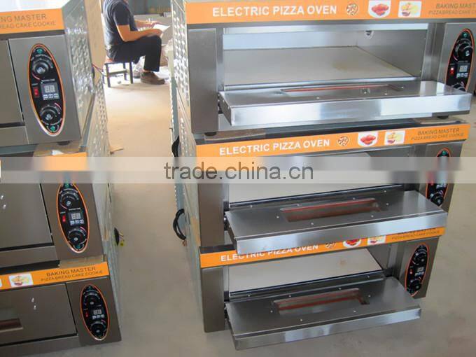 Sinochef 1 Deck 1 Tray Electric Stone Fire Pizza Oven with timer