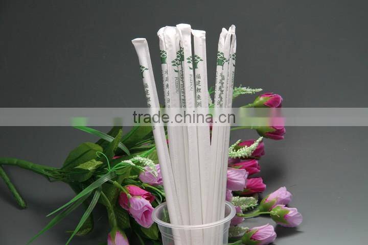 Wholesale high quality eco-friendly plastic straw in paper bag