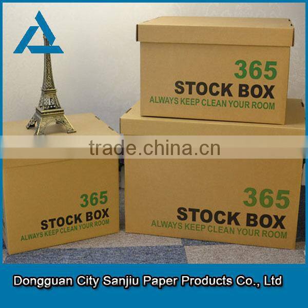 customized Custom Corrugated Box File stationery box file