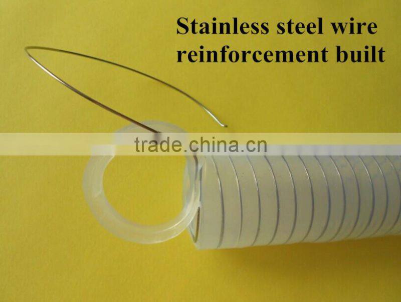 Stailnless Steel Silicone Medical Hose, Pharmaceutical Silicone Food Grade Hose