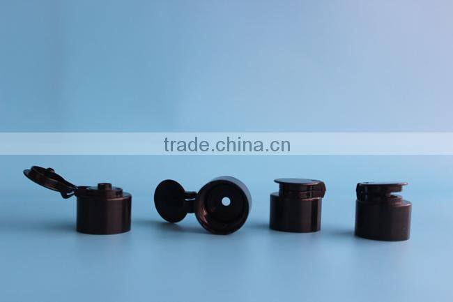 24/410 plastic flip top cap