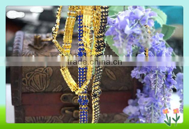 Cheerfeel Wholesale and custom rhinestone chains for shoes decoration