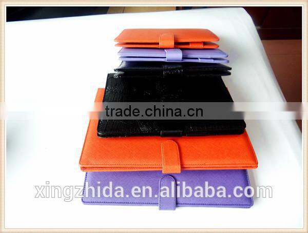leather book cover with zipper
