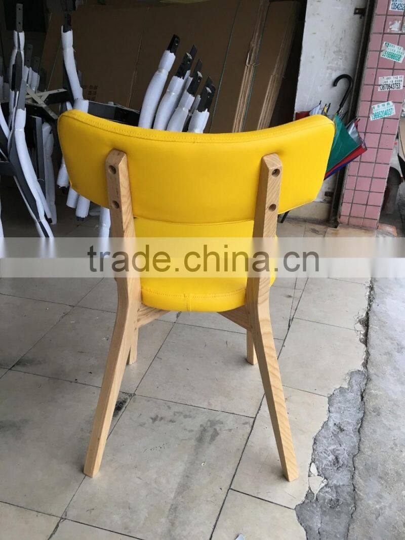 Best Sale Modern Cafe Chairs Resturant Dining Chair With PU Base B75#