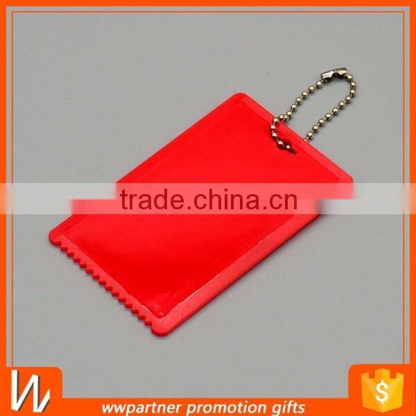 Plastic keychain ice scraper for promotion for wholesale