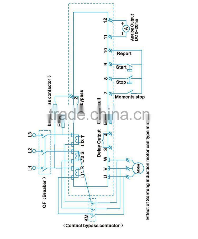 7.5KW 380V 660V energy saving system soft starter for electric motor
