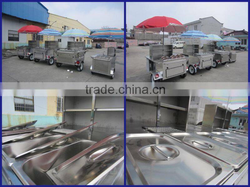2015 hot sales best quality juice hot dog cart bakery hot dog cart popcorn hot dog cart