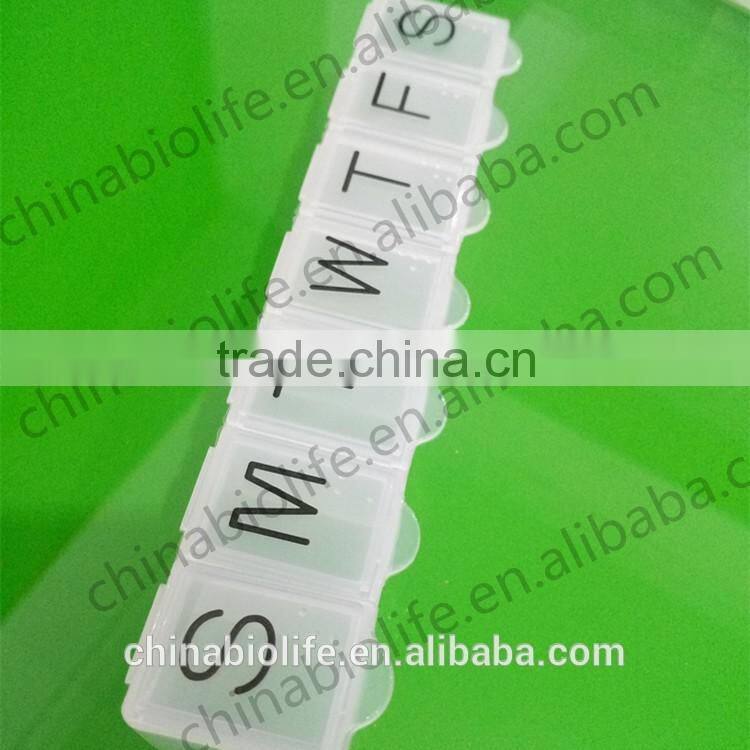7days piastic weekly pill box ,Tablet box pill box