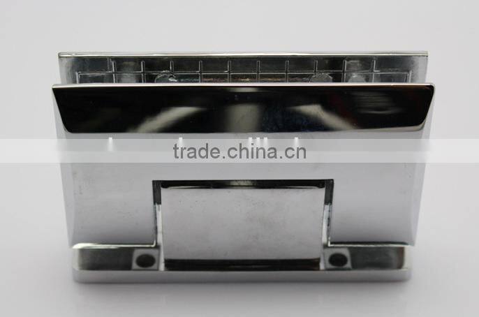 Heavy duty SUS 304 temperd glass clamp 135 degree galss door hinge