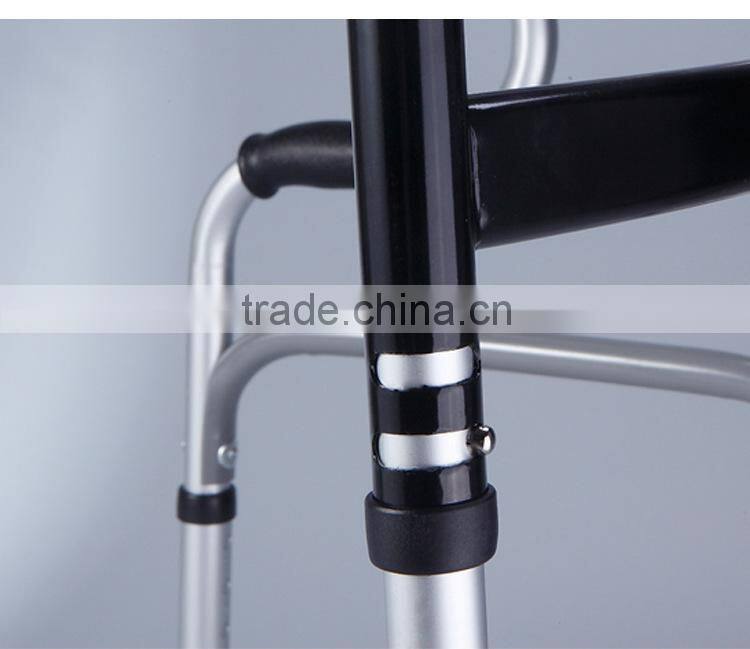 Aluminum foldable walker for disabled