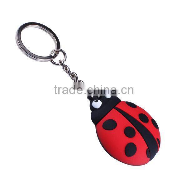 custom soft silicone animal keychain